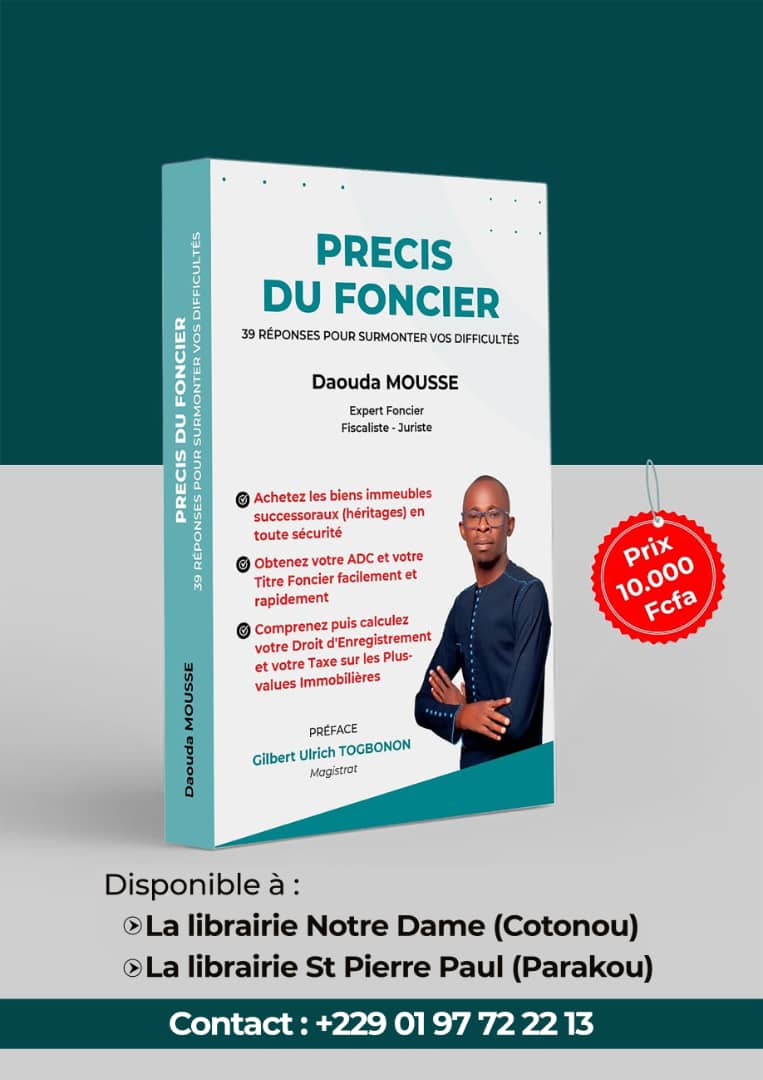 OUVRAGE : PRECIS DU FONCIER BENINOIS